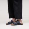 Arizona Shearling Suede Leather