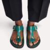 Gizeh Droplet Buckle Natural Leather Patent
