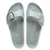 Madrid Big Buckle Natural Leather Patent