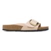 Madrid Big Buckle Natural Leather Patent