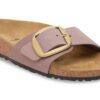 Madrid Big Buckle Nubuk Leather